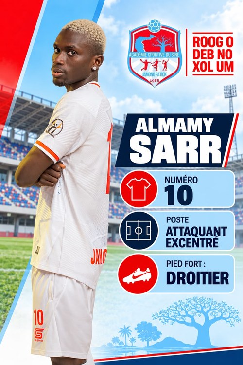 Almamy Sarr, attaquant excentré