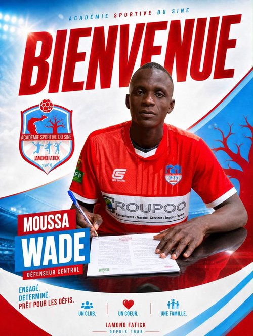 Moussa Wade, défenseur central