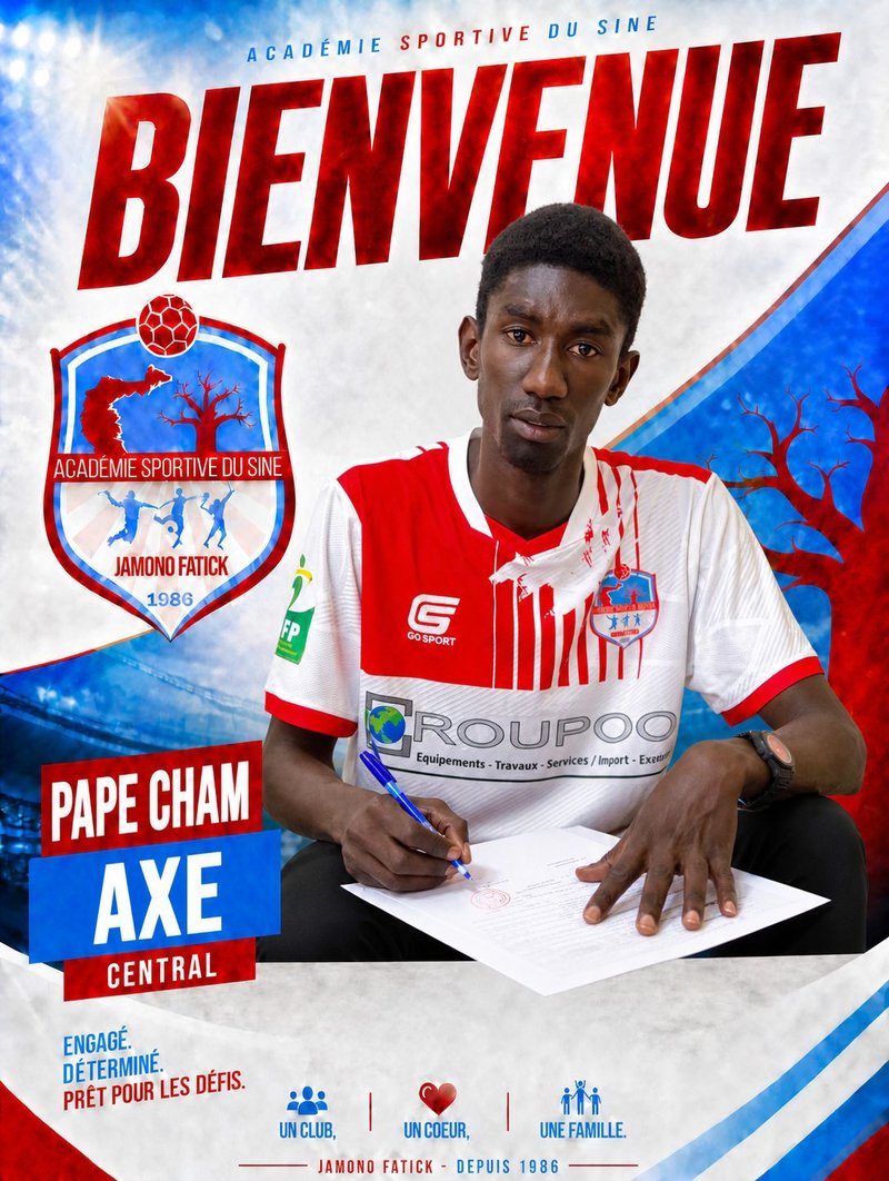 Pape Cham, axe central, nouvelle recrue de Jamono Fatick